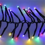 Solight LED venkovní vánoční řetěz s dálkovým ovládáním a zvukovým senzorem  576 LED, 8 funkcí, časovač, IP44, vícebarevn