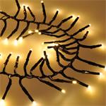 Solight LED venkovní vánoční řetěz s dálkovým ovládáním - Cluster, 576 LED, 8 funkcí, časovač, IP44, teplá bílá