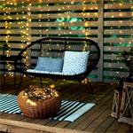 Solight LED vianočná reťaz, 500 LED diód, 50 m, 5 m vedenie, IP44, teplá biela
