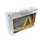 Solight LED vianočná reťaz, hviezdy, 1,5 m, 10x LED, 2x AA, modré svetlo