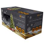 Solight LED vianočná reťaz, hviezdy, 20 LED diód, 3 m, 3 m vedenie, IP20, biela