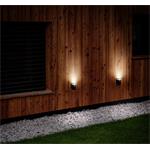 Solight LED vonkajšie nástenné svietidlo Potenza, 1x GU10, čierne