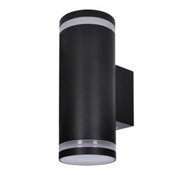 Solight LED vonkajšie nástenné svietidlo Potenza, 2x GU10, čierne