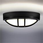 Solight LED vonkajšie osvetlenie kruhové s mriežkou, 13W, 910lm, 4000K, IP65, 17cm, čierna