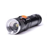 Solight LED vrecková dobíjacia baterka, 3W, 200lm, USB, Li-ion