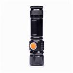 Solight LED vrecková dobíjacia baterka, 3W, 200lm, USB, Li-ion