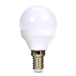 Solight LED žiarovka, miniglobe, 8W, E14, 4000K, 720lm, biela