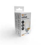 Solight LED žiarovka, miniglobe, 8W, E27, 3000K, 720lm