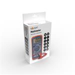 Solight multimeter, max. AC 600V/10A, max. DC 600V/10A, test diód, bzučiak, hFE, kapacita, odpor