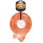 Solight prodlužovací přívod - spojka, 1 zásuvka, 7m, 3 x 1mm2, oranžová