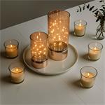 Solight sada dvou vĂˇnoÄŤnĂ­ch LED svÄ›tĂ©lek, 15/20cm, 30x LED, AA baterie