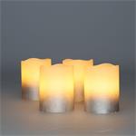Solight sada LED svĂ­ÄŤek s ÄŤasovaÄŤem, 4x svĂ­ÄŤka, 6,5cm, stĹ™Ă­brnĂˇ barva, 4xCR2032 souÄŤĂˇstĂ­