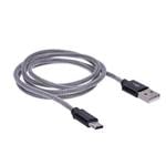 Solight USB-C kabel, USB 2.0 A konektor - USB-C 3.1 konektor, silikon, 1m