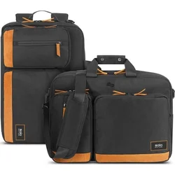 SOLO New York DUANE HYBRID brašna/batoh pro NB, black/tan UBN310-4/1 - Notebooky příslušenství