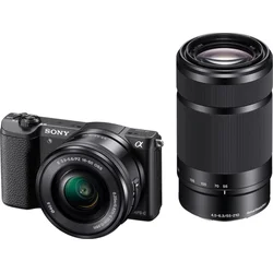 Sony Alpha A5100 + objektivy 16-50mm a 55-210mm, černý