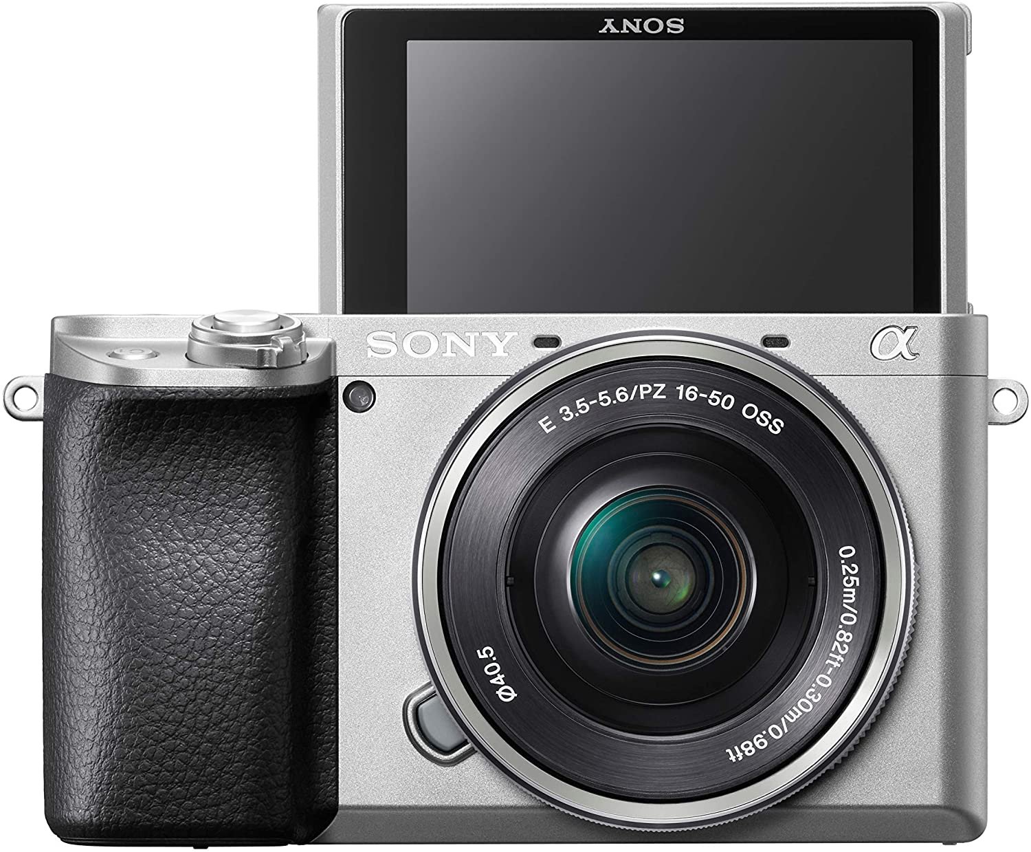Sony Alpha A6100, stříbrná, objektiv 16-50mm