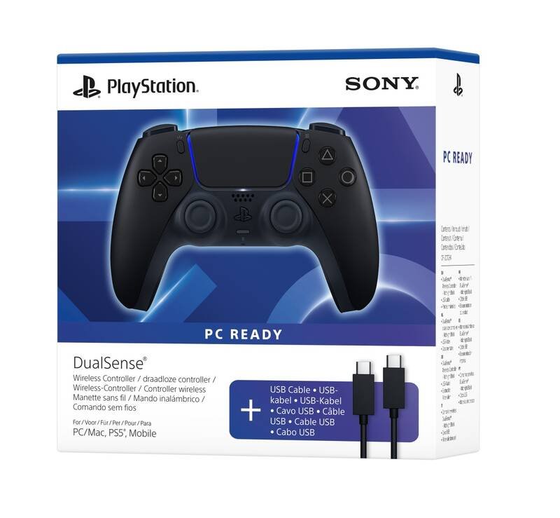 Sony DualSense Wireless Controller Midnight Black + USB kabel