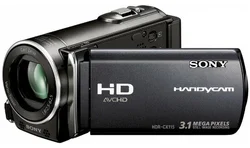 SONY HDR-CX115EB kamera,3.1/1.6MPix, Full HD, 25x zoom - černá + 2x8GB SD karta