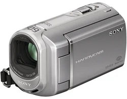 SONY kamera DCRSX30ES stříbrná, Memory Stick a 4 GB vnitřní pamět, MPEG2, 60x zoom