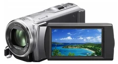 SONY kamera HDR-CX210E, 5,3MPix, 25x zoom, 2,7" LCD dotykový, Full HD, stříbrná