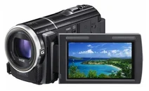 SONY kamera HDR-PJ260VE, 8,9MPix, 30x zoom, 3" LCD dotykový, Full HD, projektor, černá