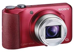 SONY kompakt DSC-H90R, 16.1MPix, 16x zoom, 3" LCD, HD video, 3D, červený, iS