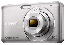 SONY kompakt DSC-W310S stříbrný, 12,1MPix, 4x zoom, 2,7" LCD, ISO 3200, Optický stabilizátor