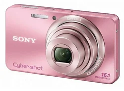 SONY kompakt DSC-W570 Cyber-Shot 16.1MPix, 5x zoom, stabilizátor - růžový