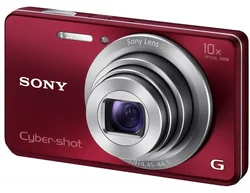 SONY kompakt DSC-W690R, 16.1MPix, 10x zoom, 3" LCD, HD video, červený, iS