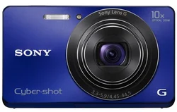 SONY kompakt DSC-W690R, 16.1MPix, 10x zoom, 3" LCD, HD video, modrý, iS