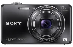 SONY kompakt DSC-WX100B, 18.2MPix, 10x zoom, 2,7" LCD, Full HD video, 3D, černý, iS