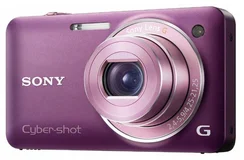 SONY kompakt DSC-WX5V Cyber-Shot 12.2MPix, 5x zoom, stabilizátor, 3D záběr - fialový