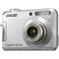 SONY kompakt DSCS650 Cyber-Shot 7.2MPix, stříbrný, 3x zoom