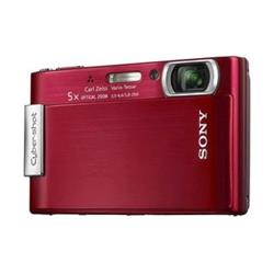 SONY kompakt DSCT200R.CEE9 Cyber-Shot 8.1MPix, červený, 5x zoom, stabilizátor