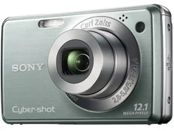 SONY kompakt DSCW210GE9 Cyber-Shot 12,1MPix, zelený, 4x zoom, stabilizátor