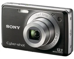 SONY kompakt DSCW230BE9 Cyber-Shot 12,1MPix, černý, 4x zoom, stabilizátor