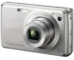 SONY kompakt DSCW230SE9 Cyber-Shot 12,1MPix, stříbrný, 4x zoom, stabilizátor
