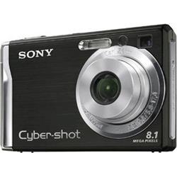 SONY kompakt DSCW90B.CEE9 Cyber-Shot 8.1MPix, černý, 3x zoom, stabilizátor