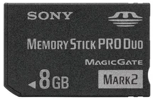 SONY MSMT8GN Memory Stick PRO DUO Mark 2 8GB