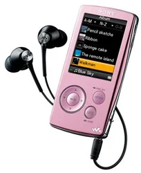 SONY NWZA816P.CEV video MP3 walkman, 4GB - růžový