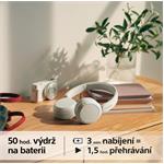 Sony WH-CH520, biela, model 2023