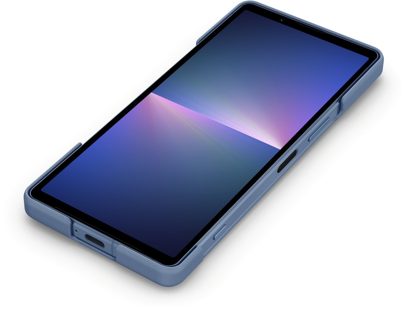 Sony Xperia Stand Cover pre Xperia 5 V 5G modrý