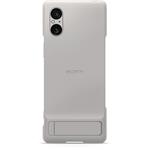 Sony Xperia Stand Cover pre Xperia 5 V 5G strieborný