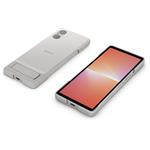 Sony Xperia Stand Cover pro Xperia 5 V 5G stříbrný