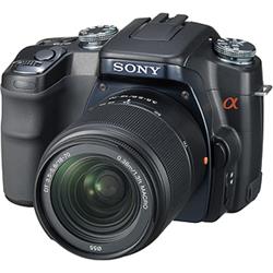 SONY zrcadlovka DSLR-A100K/B, 10.2MPix, černý, + 18-70mm