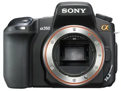 SONY zrcadlovka DSLRA350 4.2MPix, černý, - tělo