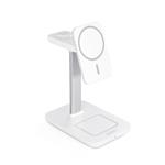 Spello 3in1 magnetický dobíjecí stojánek (MagSafe) - bílý