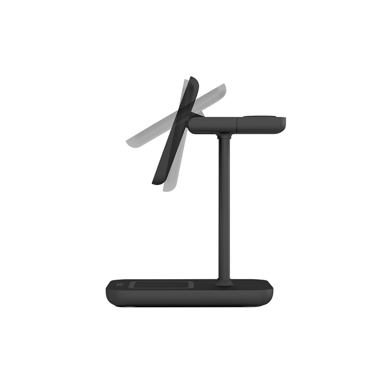 Spello 3in1 magnetický dobíjecí stojánek (MagSafe) - černý