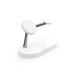 Spello 3in1 Spello 3in1 magnetický dobíjecí stojánek (Magsafe) - bílý