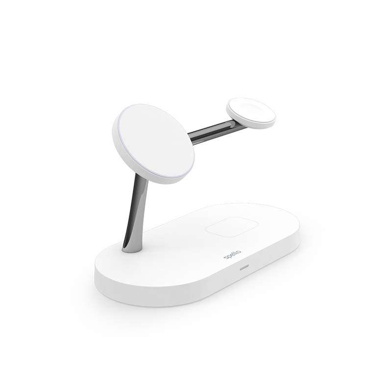 Spello 3v1 Spello 3v1 Magnetický nabíjací stojan (Magsafe) - biely
